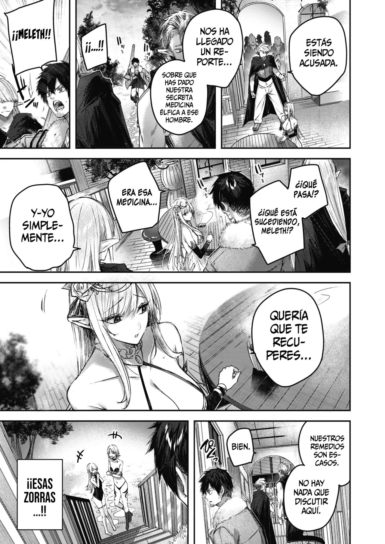 Dokushinn Hunter no Deai ha Elf no Mori de♡ page 8 full