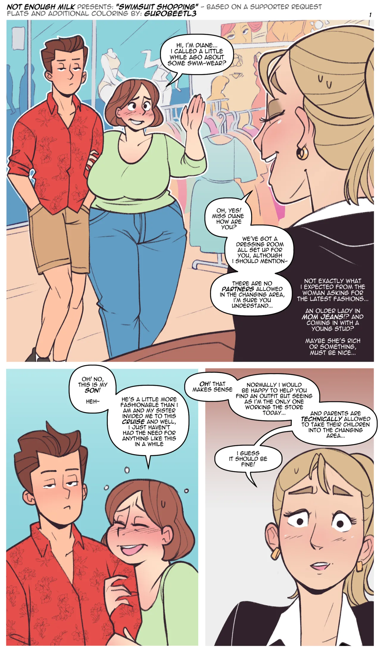 Swimsuit Shopping page 1 full