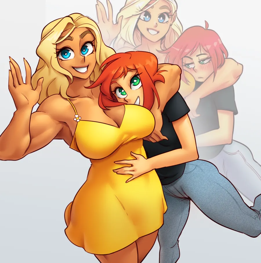 Nortverse: Tara &amp; Beverly - 4koma page 1 full
