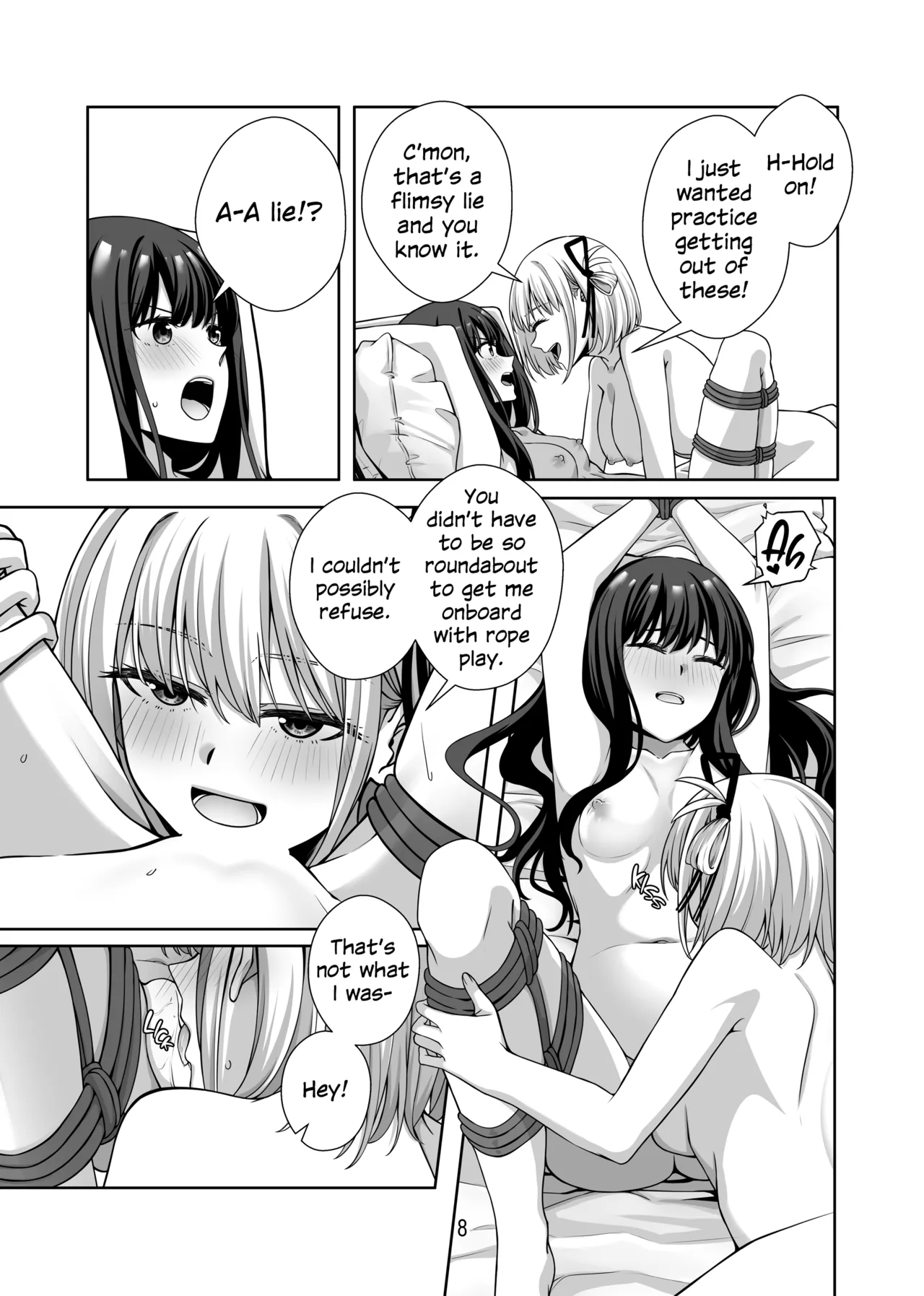 Shibari Play o Yaritaitte Itta no Omae darou! | You're the One Who Said You Wanted to Try Rope Play! page 9 full