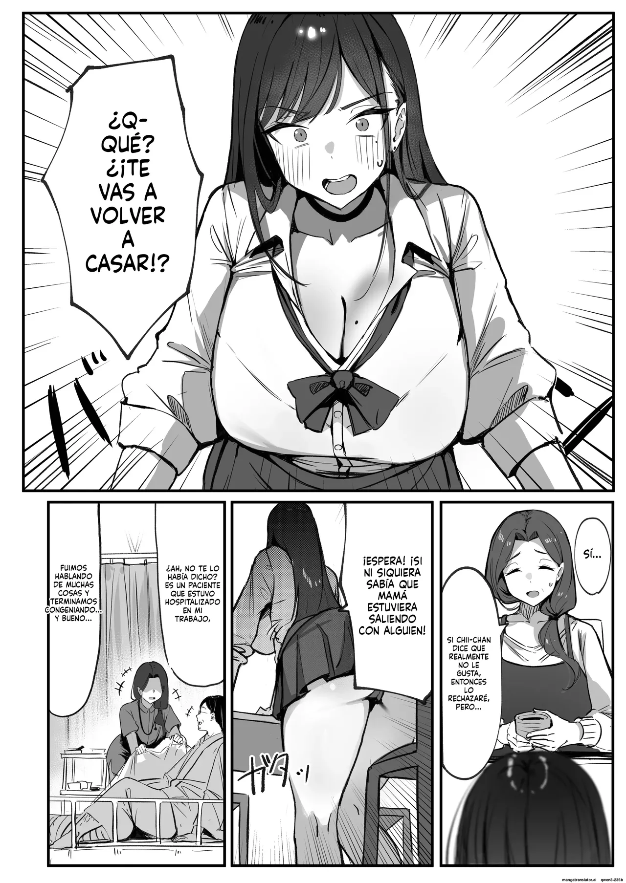 Mama no Saikon Aite wa Papa Katsu no Papa page 4 full