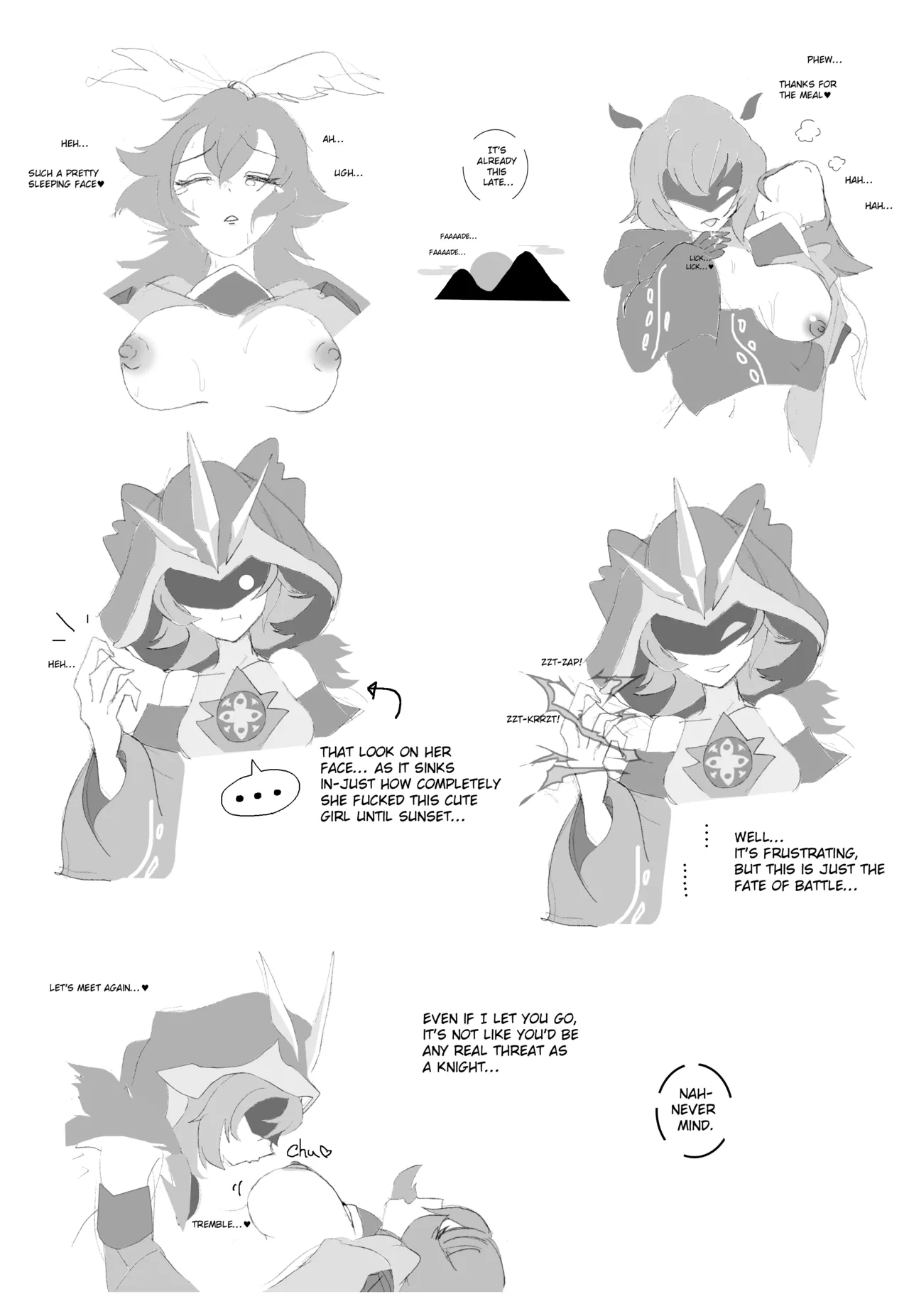 Defeated Amber  – Variations page 9 full