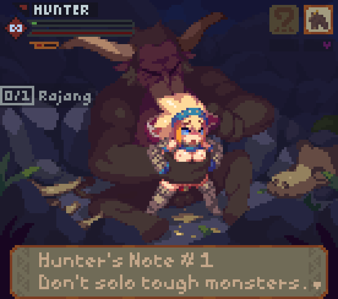 Hunter's Note page 1 full