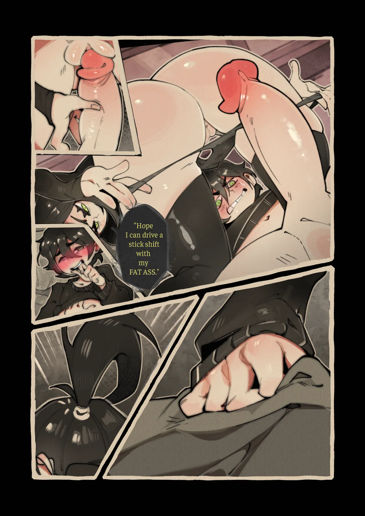 Goth Cougar and Tired Femboy Saga page 9 full