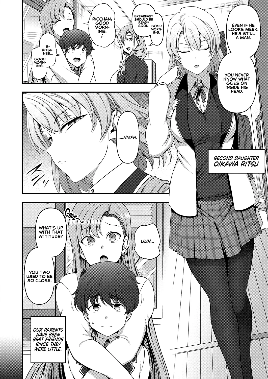 Son makes a harem of his sisters and mother. page 5 full