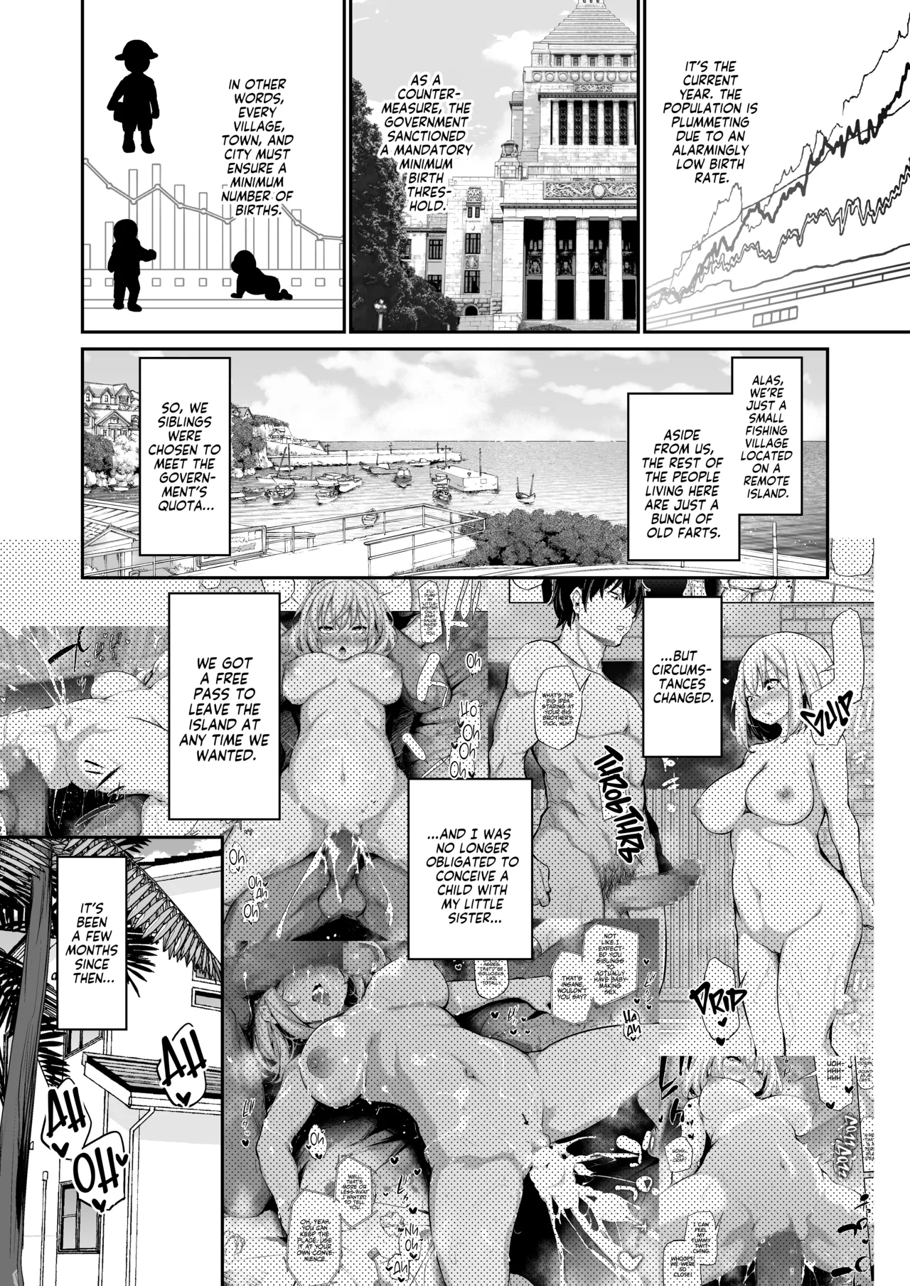 Imouto Haramasenai to Derarenai Shima 2 | You Must Breed Your Sister to Leave This Island 2! page 3 full