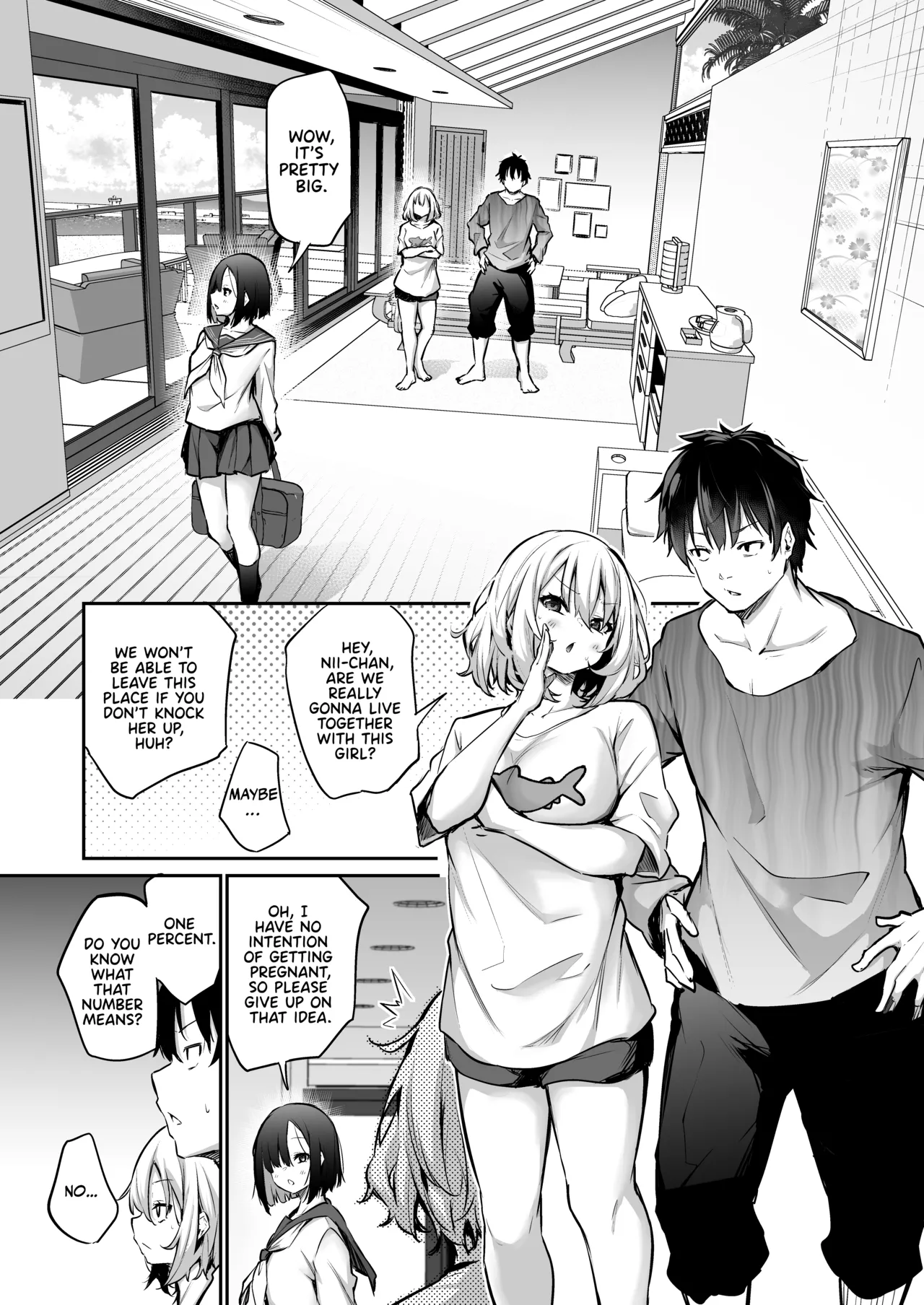 Imouto Haramasenai to Derarenai Shima 2 | You Must Breed Your Sister to Leave This Island 2! page 9 full