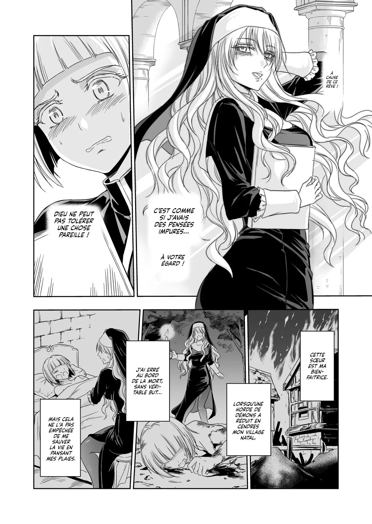 Shitsurakuen ~Haitoku ni Ochiru Seijo~ | Le Paradis Perdu ~ La Sainte qui sombre dans le Péché ~ page 9 full