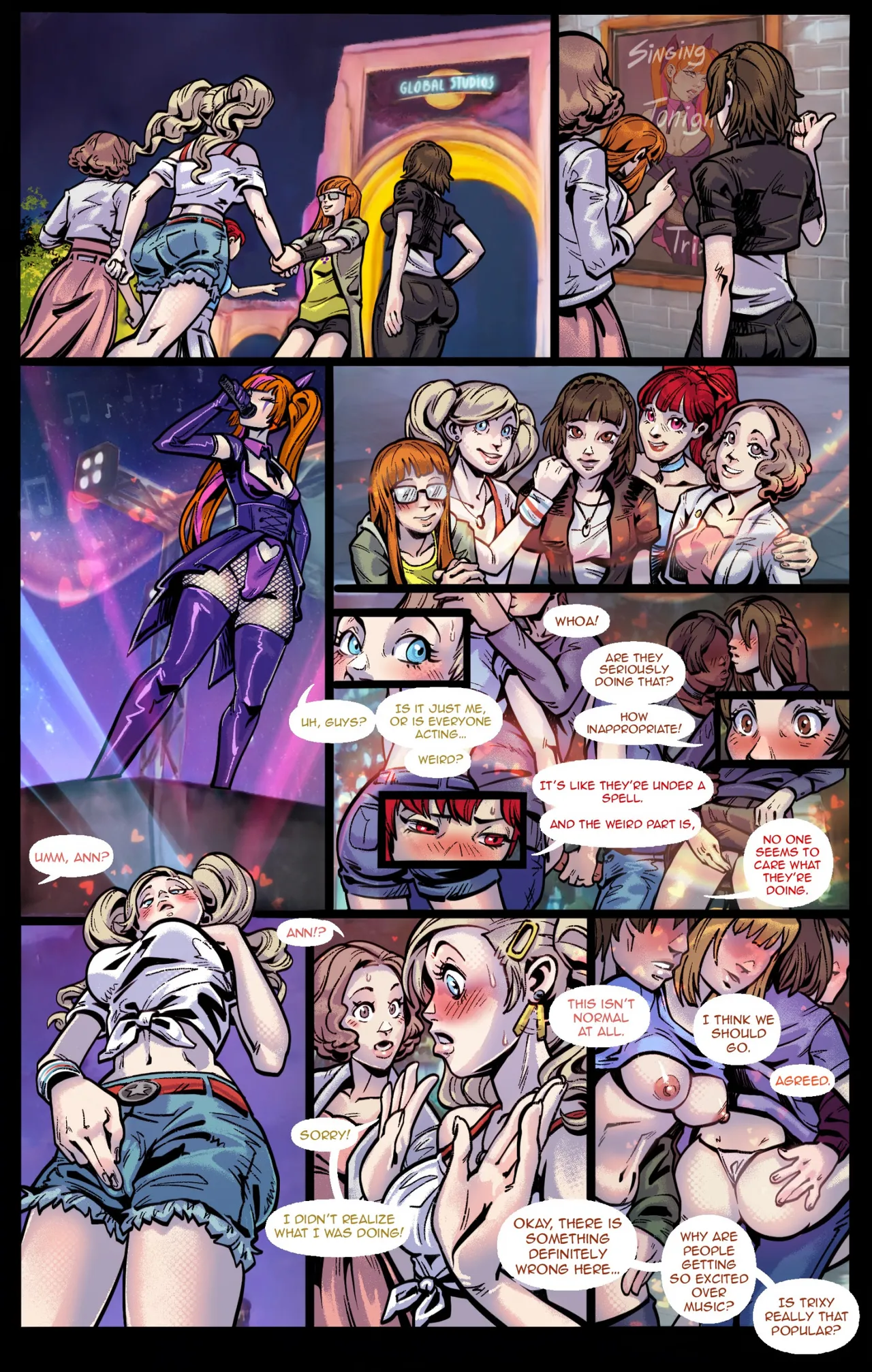 Artist Trixy The Spiderfox page 1 full