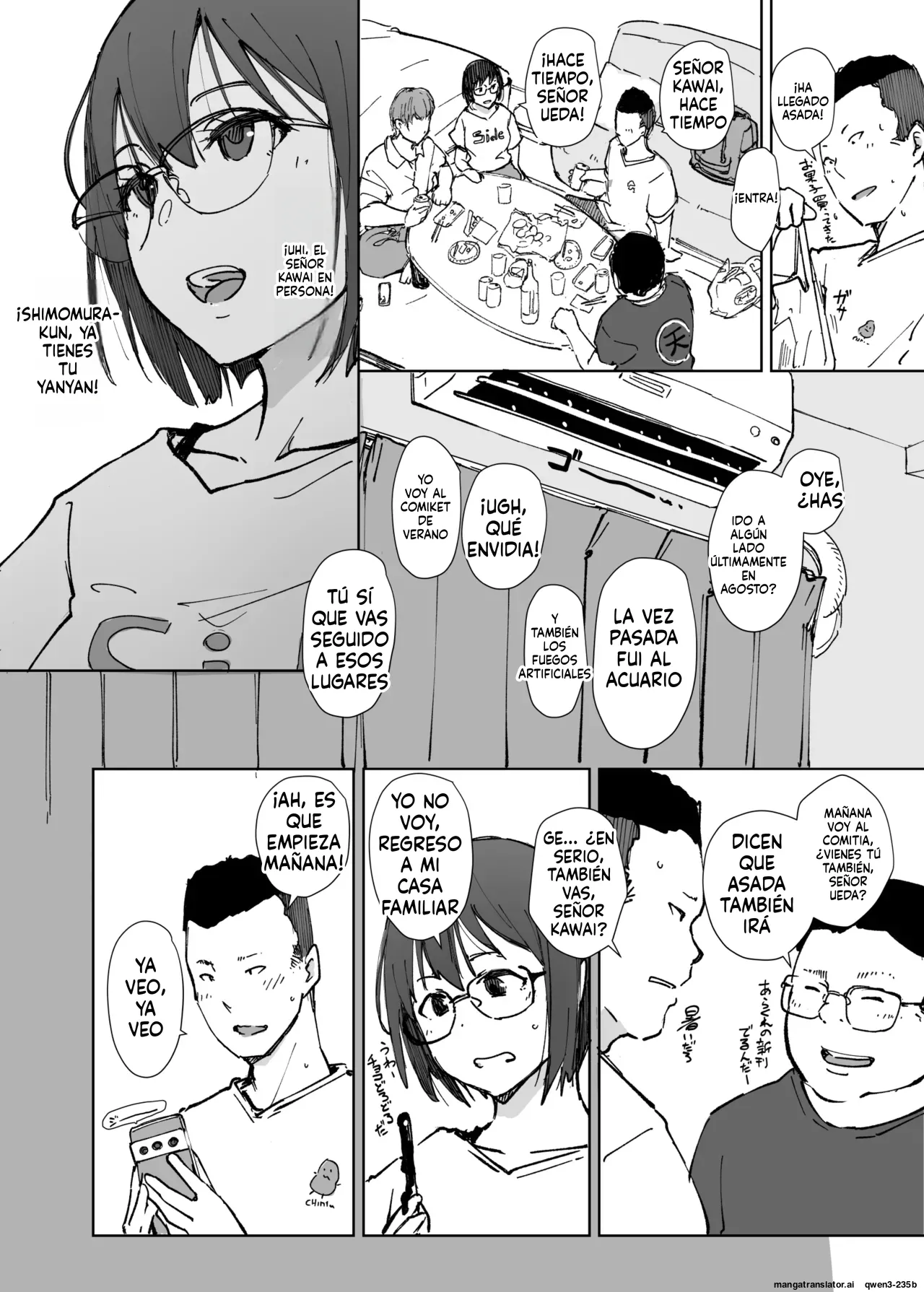 Chica de gafas universitaria Noriko-chan Vol. 2 page 7 full