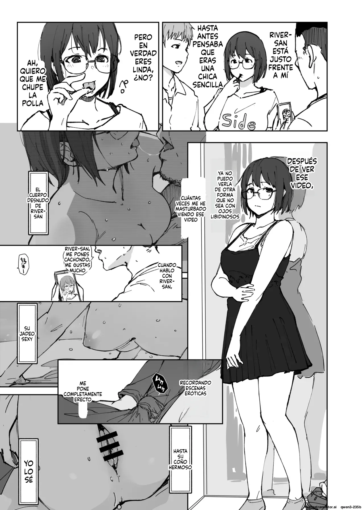 Chica de gafas universitaria Noriko-chan Vol. 2 page 8 full