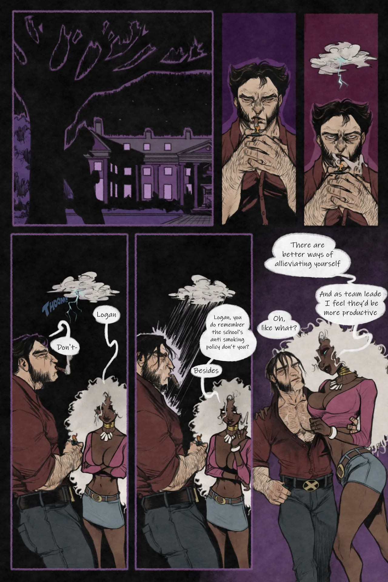 Storm x Logan page 1 full