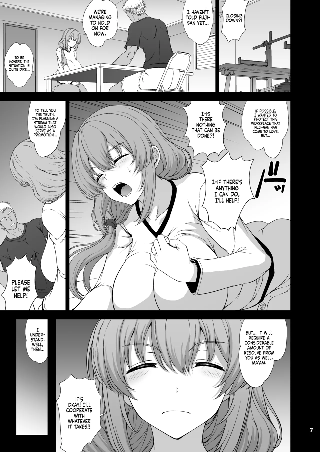 Damasare Shufu wa Dosukebe Ura Haishin de Ikihajisarashite Ganbaritai! | The Deceived Housewife Wants to Do Her Best While Shaming Herself on a Super-Lewd Underground Stream! page 7 full