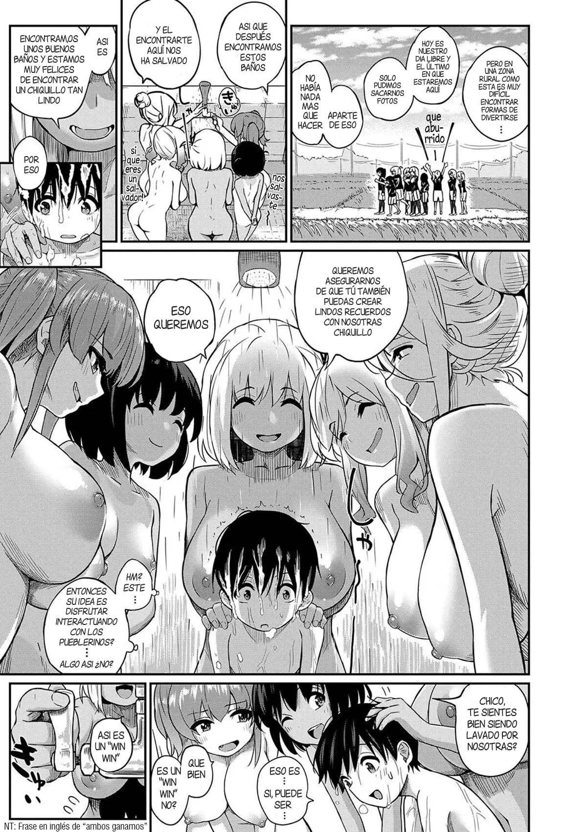Boku no ikitsuke sentou ni konna onee-san shudan ga kuru nante | Jamas espere ver señoritas como estas en el mismo baño publico al que voy page 10 full