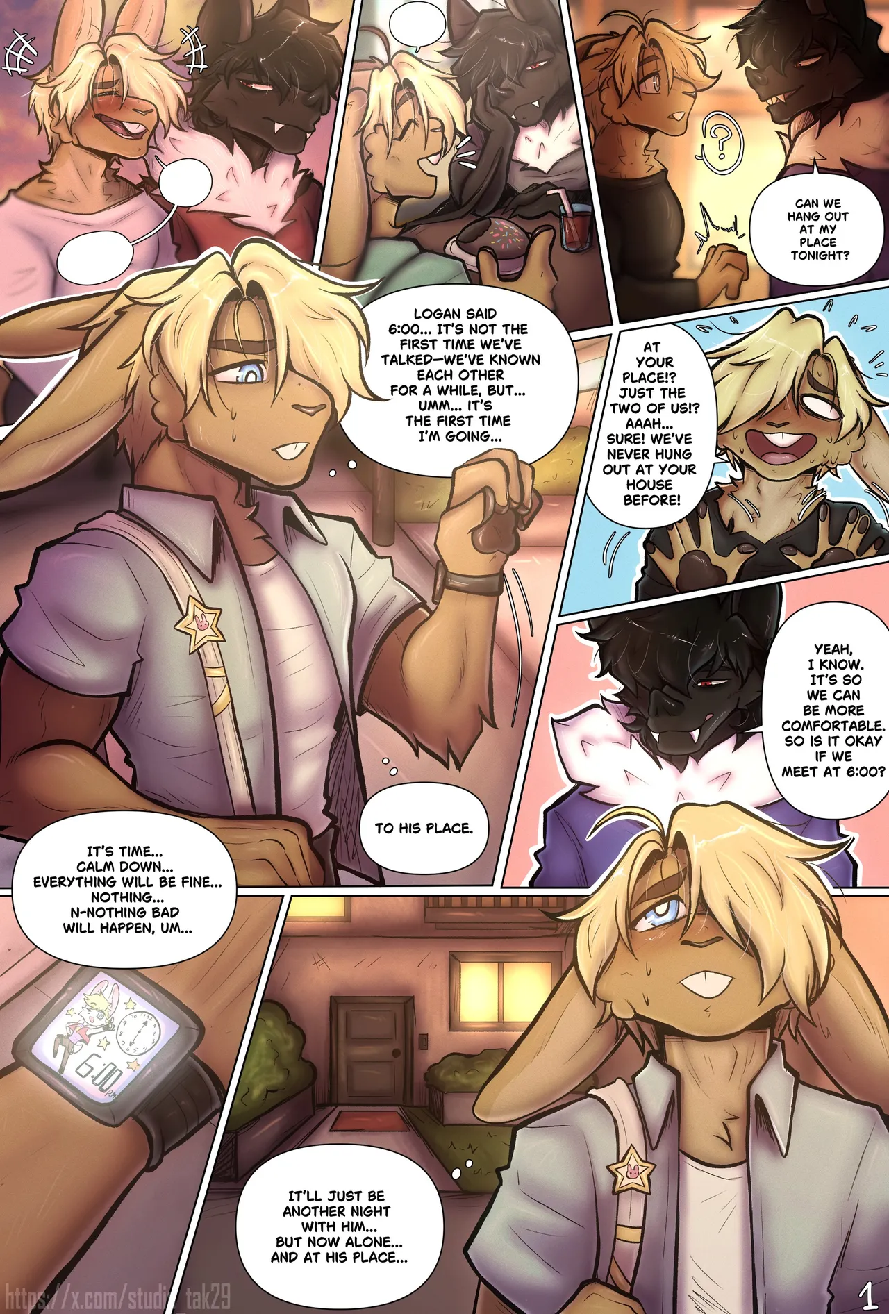 The Night… page 1 full