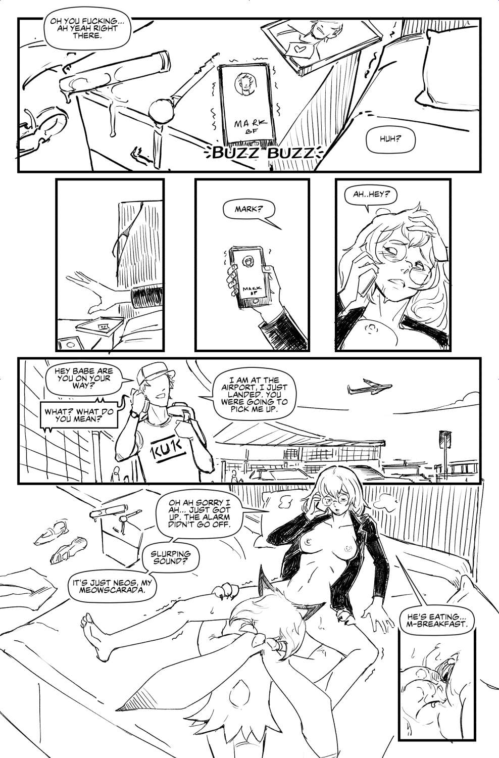 Janet &amp; Neos + Behind Mark's Back    Ongoing page 1 full