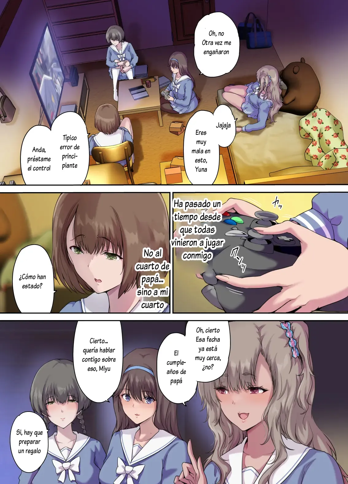 Papa no Shinshitsu wa Musume Tomodachi no Tamariba 4 page 2 full