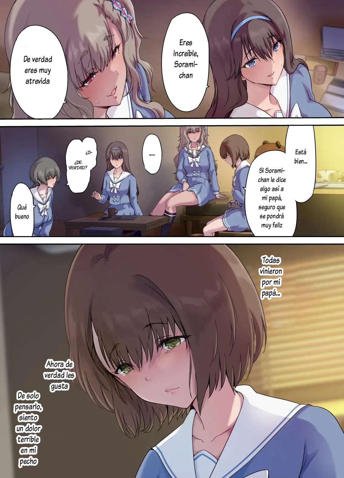 Papa no Shinshitsu wa Musume Tomodachi no Tamariba 4 page 4 full
