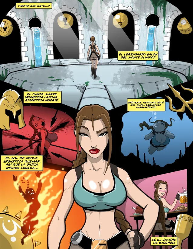 Tomb Raider and the Spirit of Bacchus Spanish page 3 full