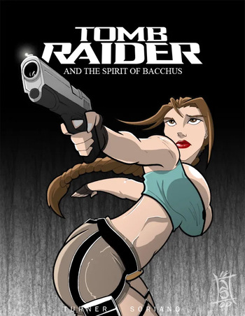 Tomb Raider and the Spirit of Bacchus Spanish cover
